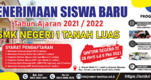 Spanduk SMK N Tanah Luas